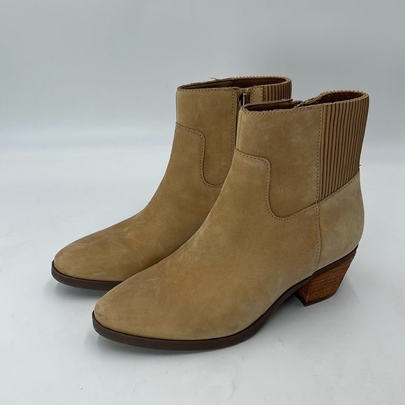 Vionic Beige Ankle Booties - Picture 1 of 7